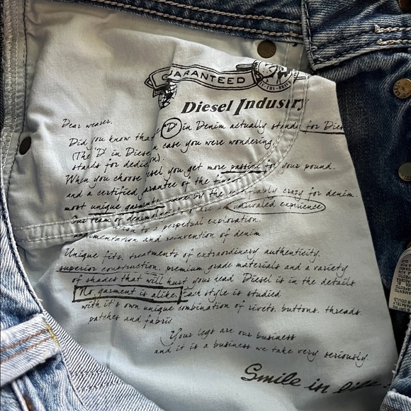 Diesel Industry Larkee Regular Straight Size 29 x 30 - Picture 12 of 16